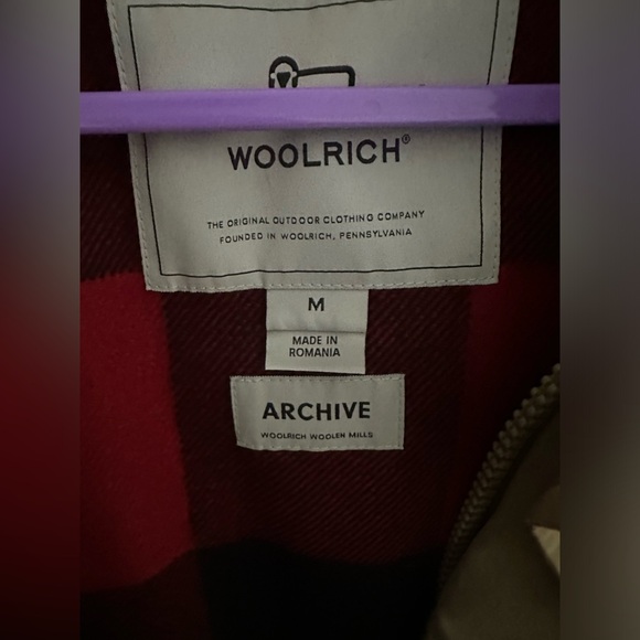 Woolrich Coat Authentic Coat with Raglan Sleeves - Picture 6 of 6